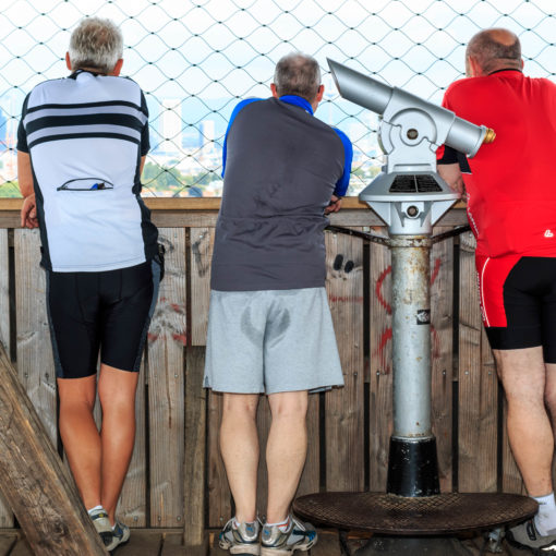 Der Goetheturm ist ein beliebtes Ziel für Radsportler aus der Rhein-Main-Region und dem Taunus