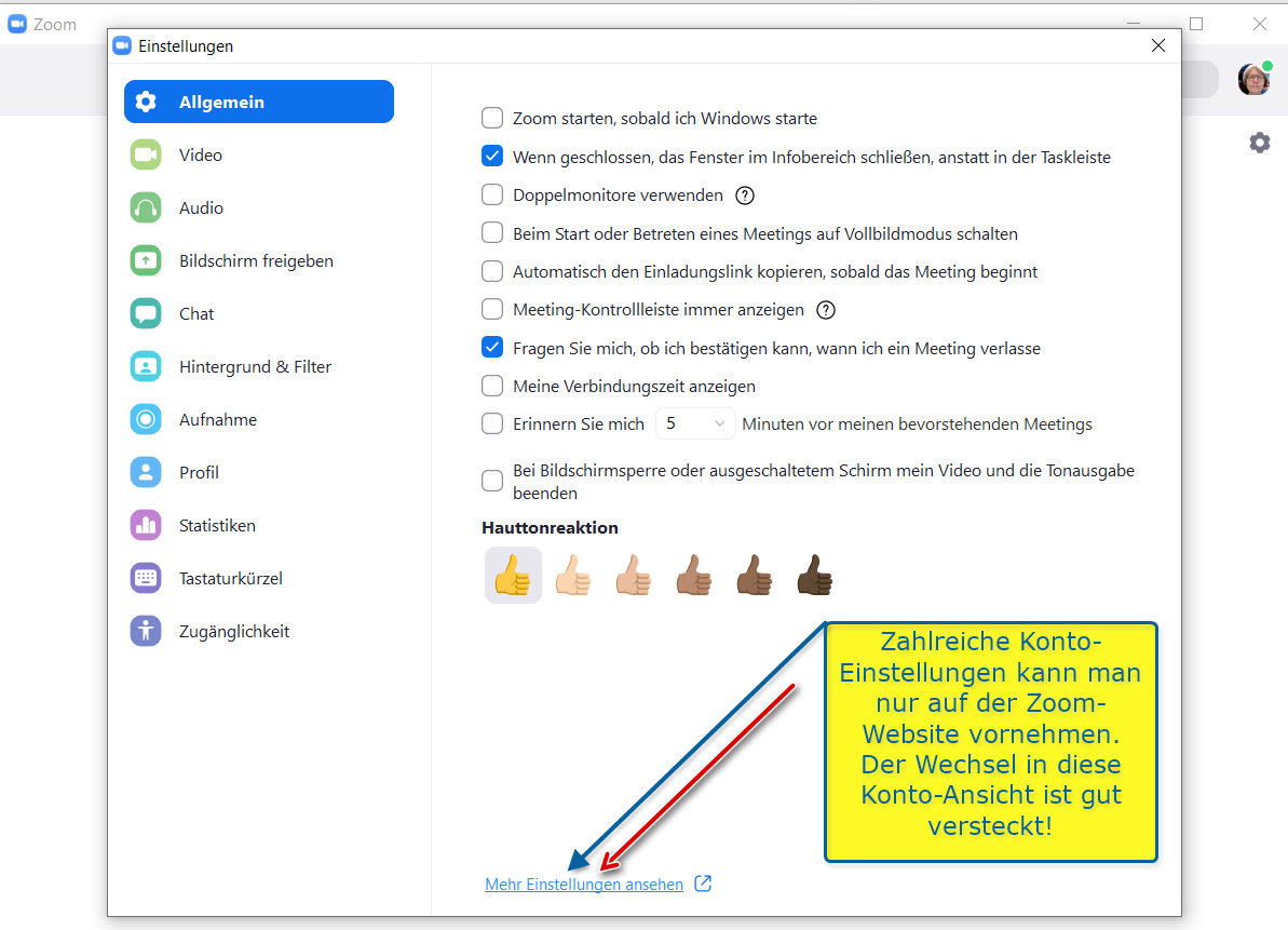 Zoom Anleitung Webredaktion